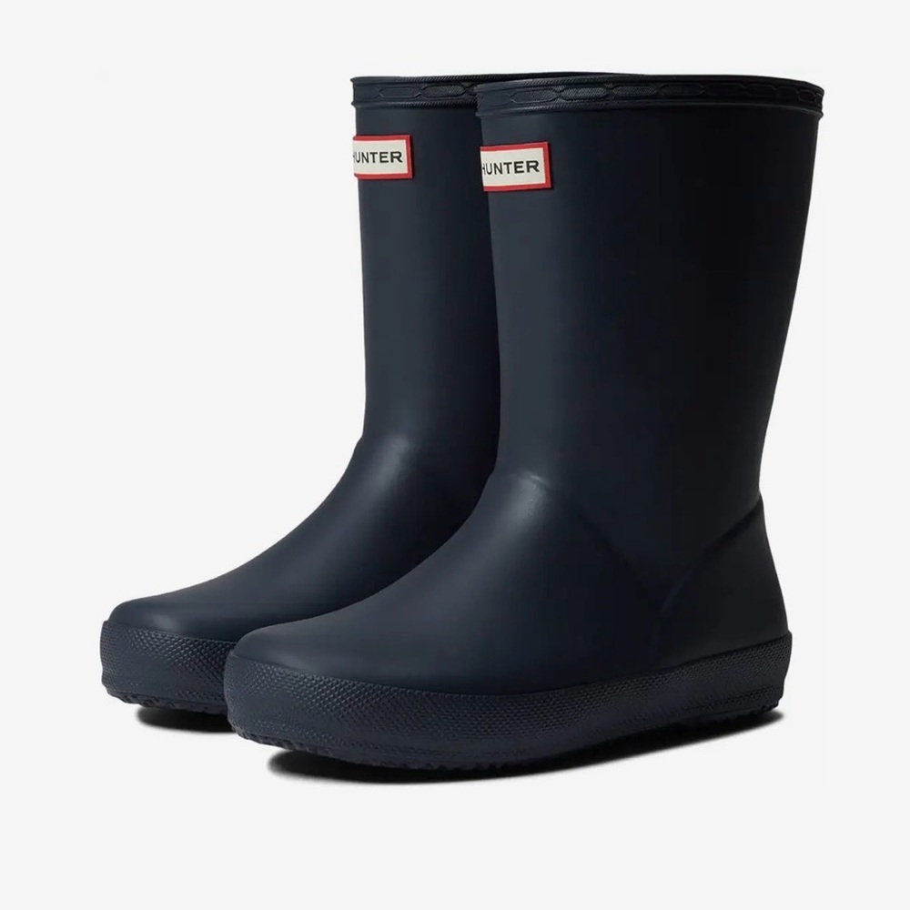Hunter Kids Black Rain Boots